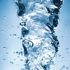 Sprudelndes Wasser
