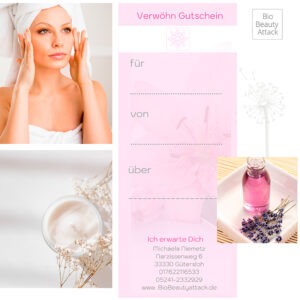 Bio Beauty Attack Gutschein Massage